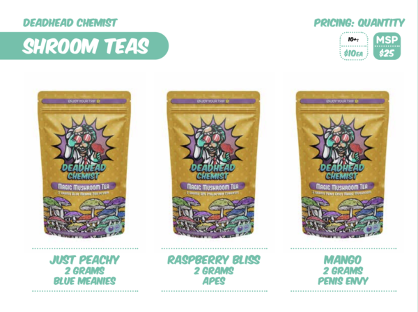 shroom teas deadhead chemist