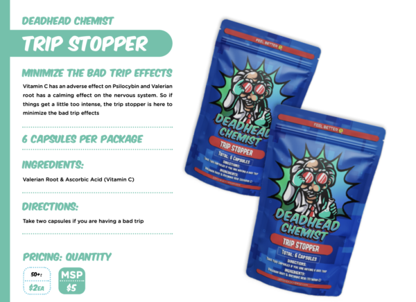 trip stopper deadhead chemist
